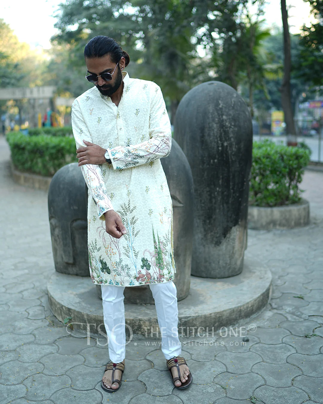 Ethereal Garden Kurta For Men