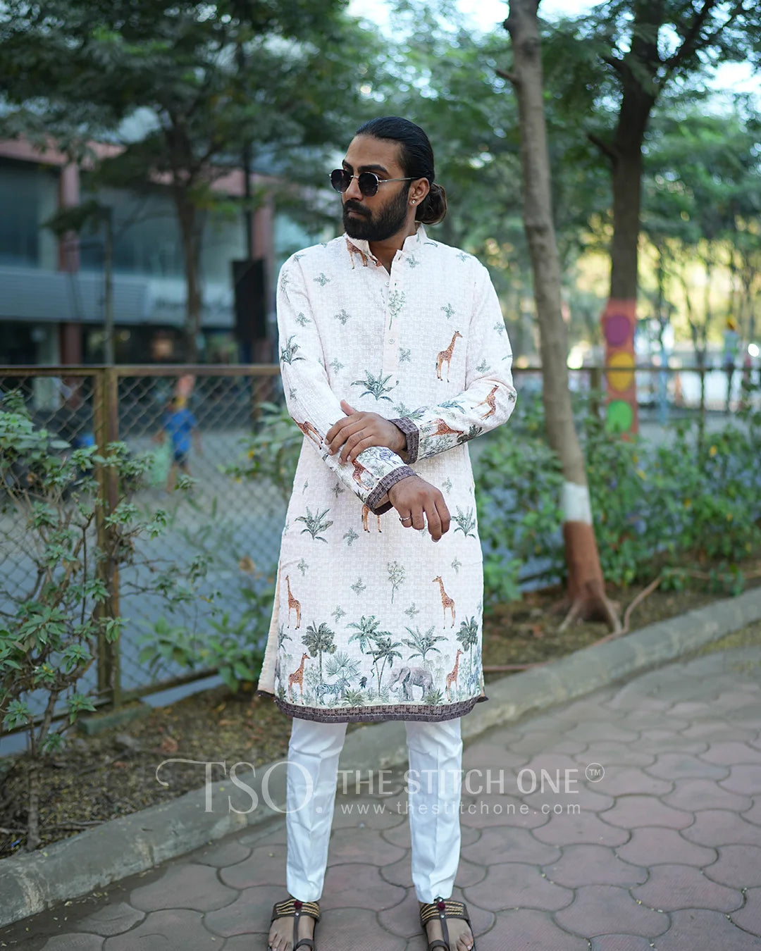 Palm Kurta For Men