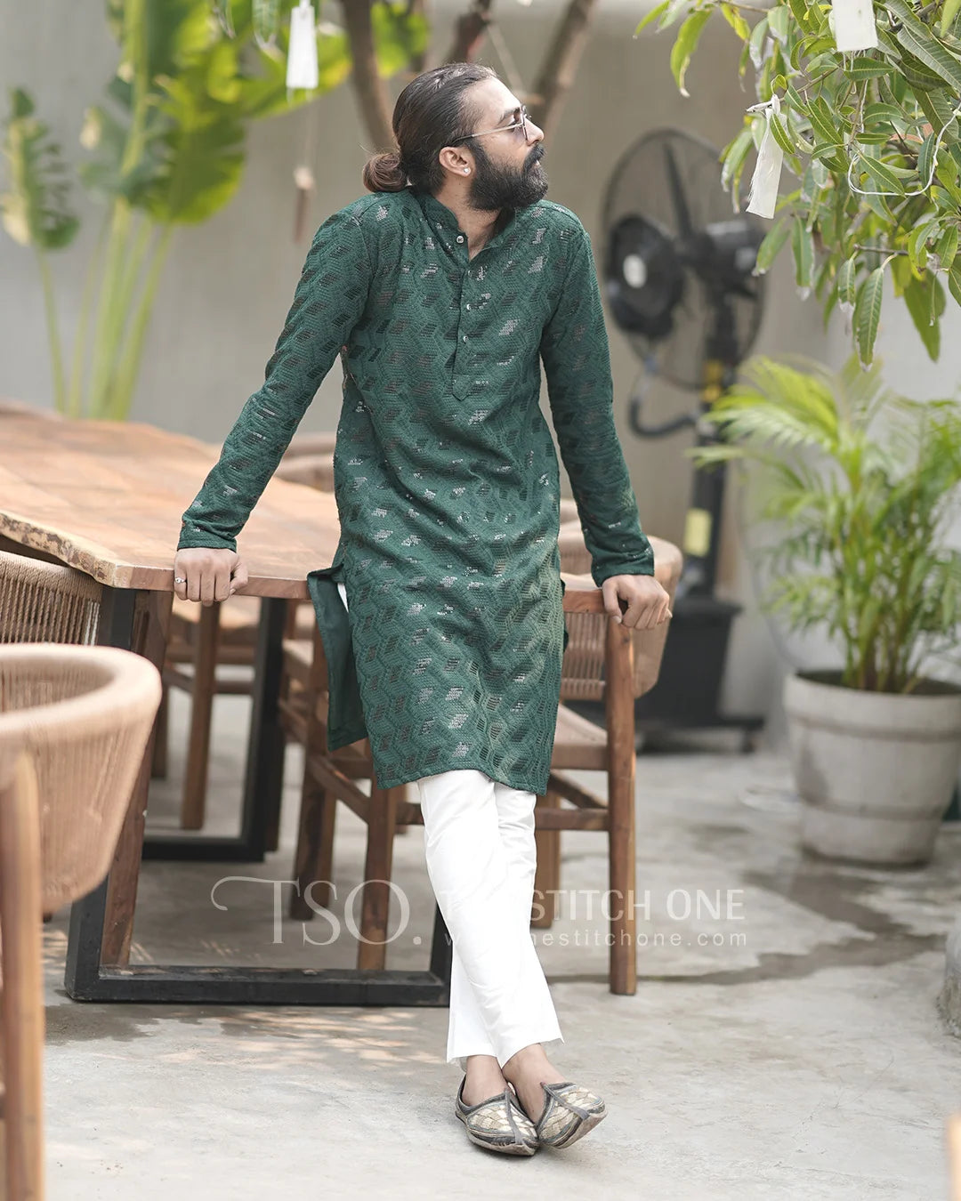 Green Haven Kurta For Men