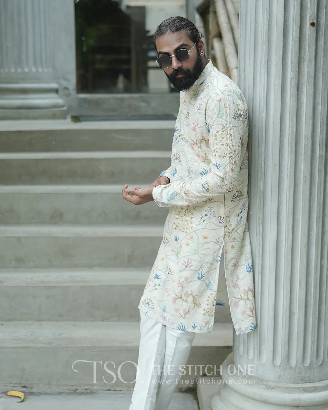 Serene Meadow Kurta For Men