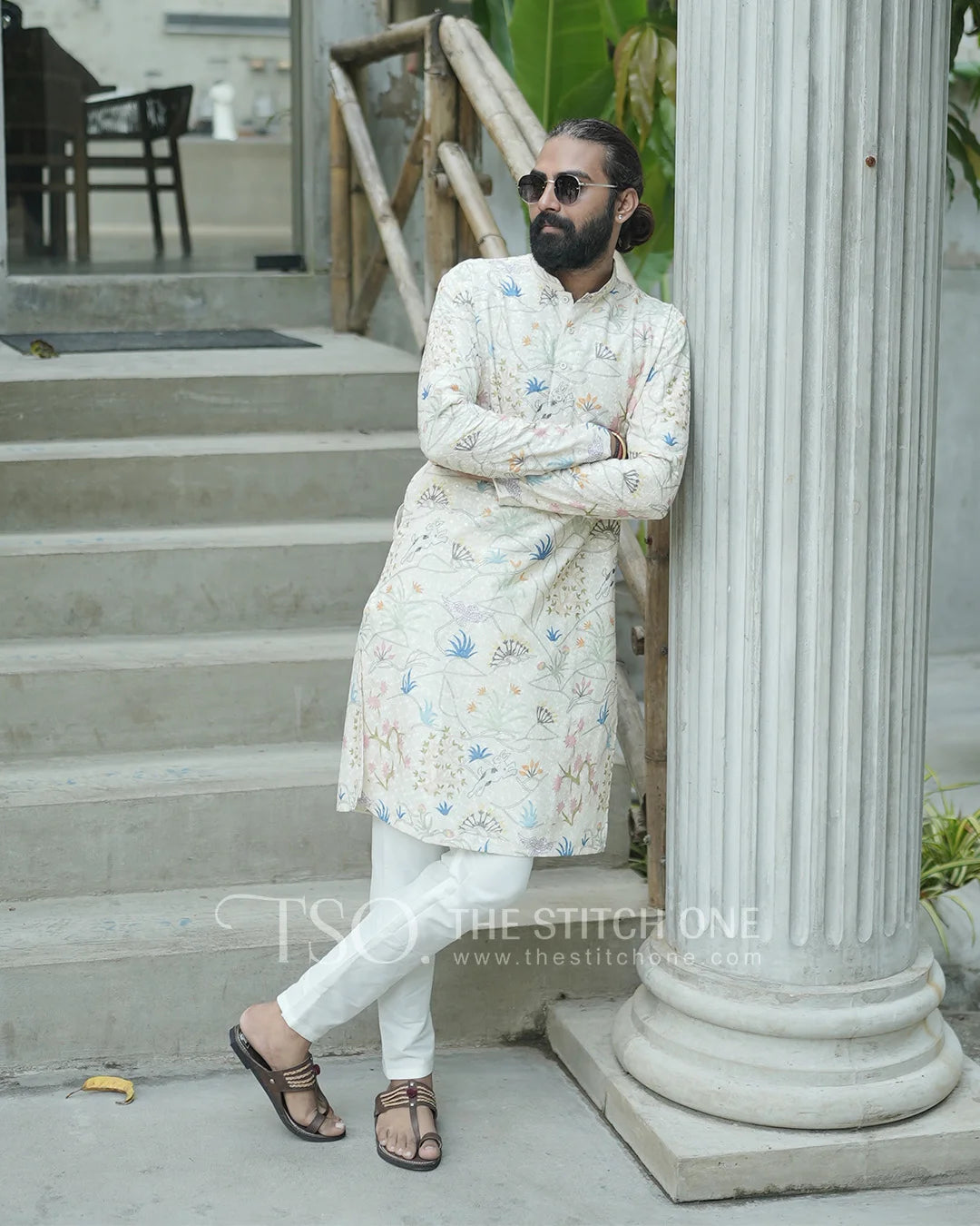 Serene Meadow Kurta For Men