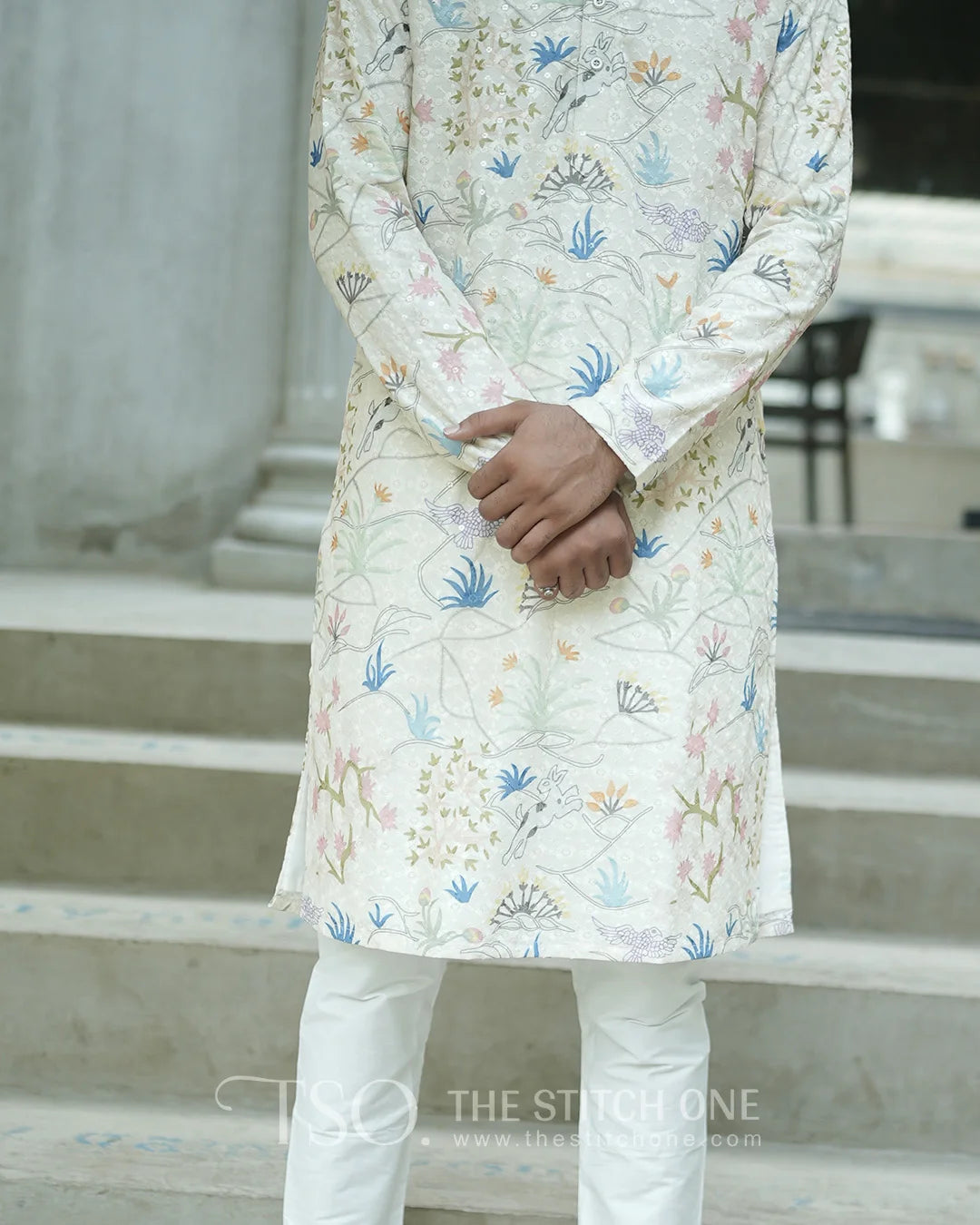 Serene Meadow Kurta For Men