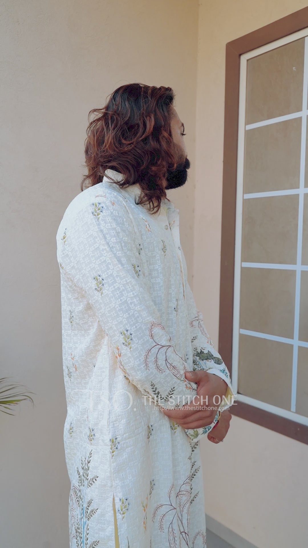 Ethereal Garden Kurta For Men